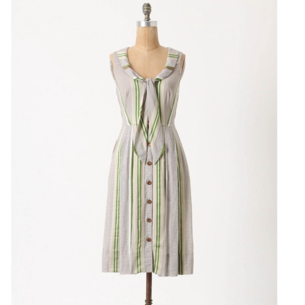 Anthropologie Maeve Nella Stripe Dress